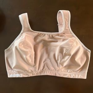 Glamorise High-Impact Underwire Sports Bra Cafe 34F US. Very gently used.